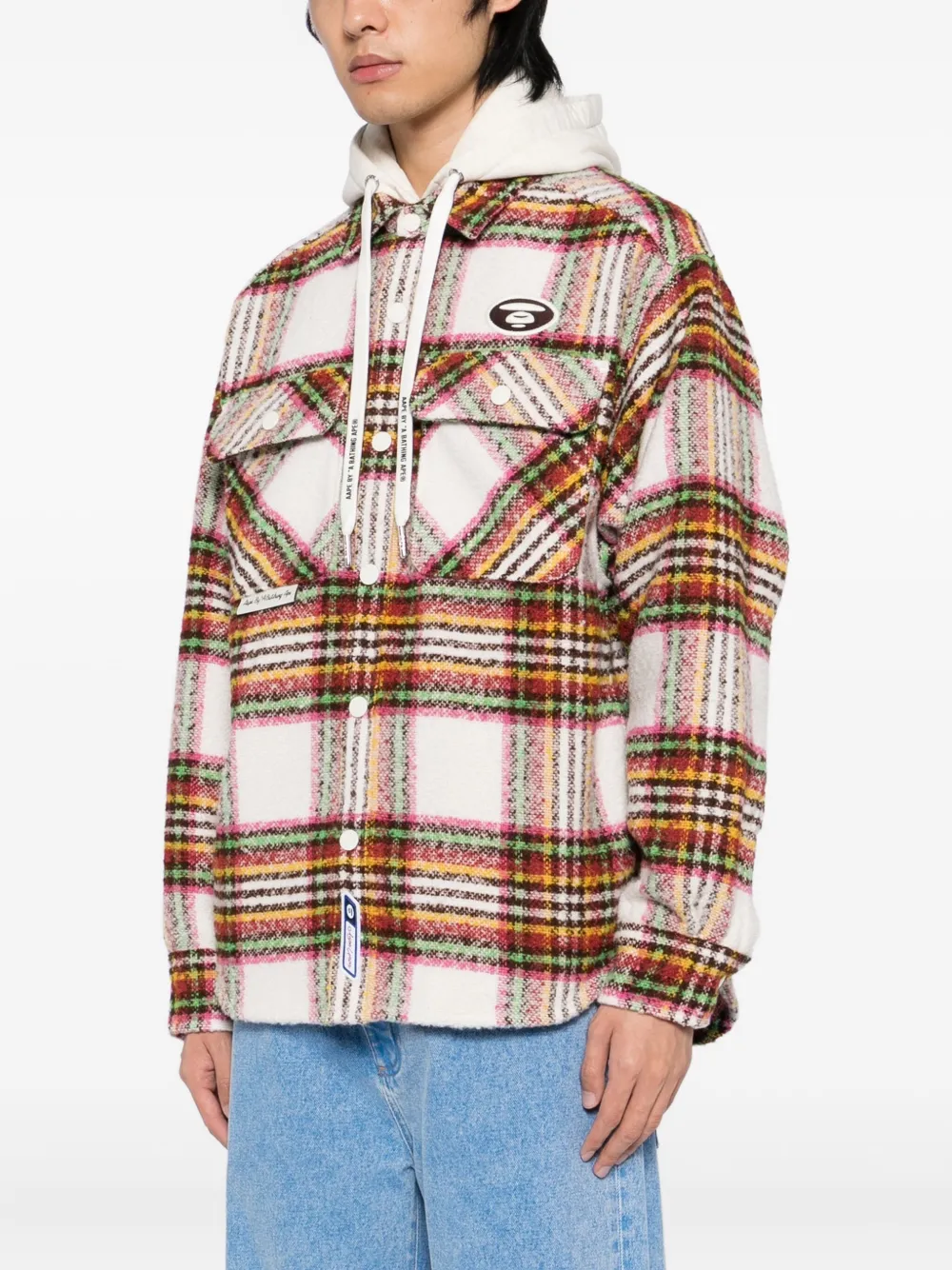 Aape By A Bathing Ape Logo-embroidered Jacket In Multi