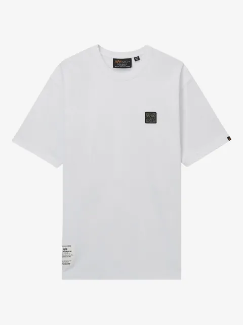 Alpha Industries logo-patch cotton T-shirt
