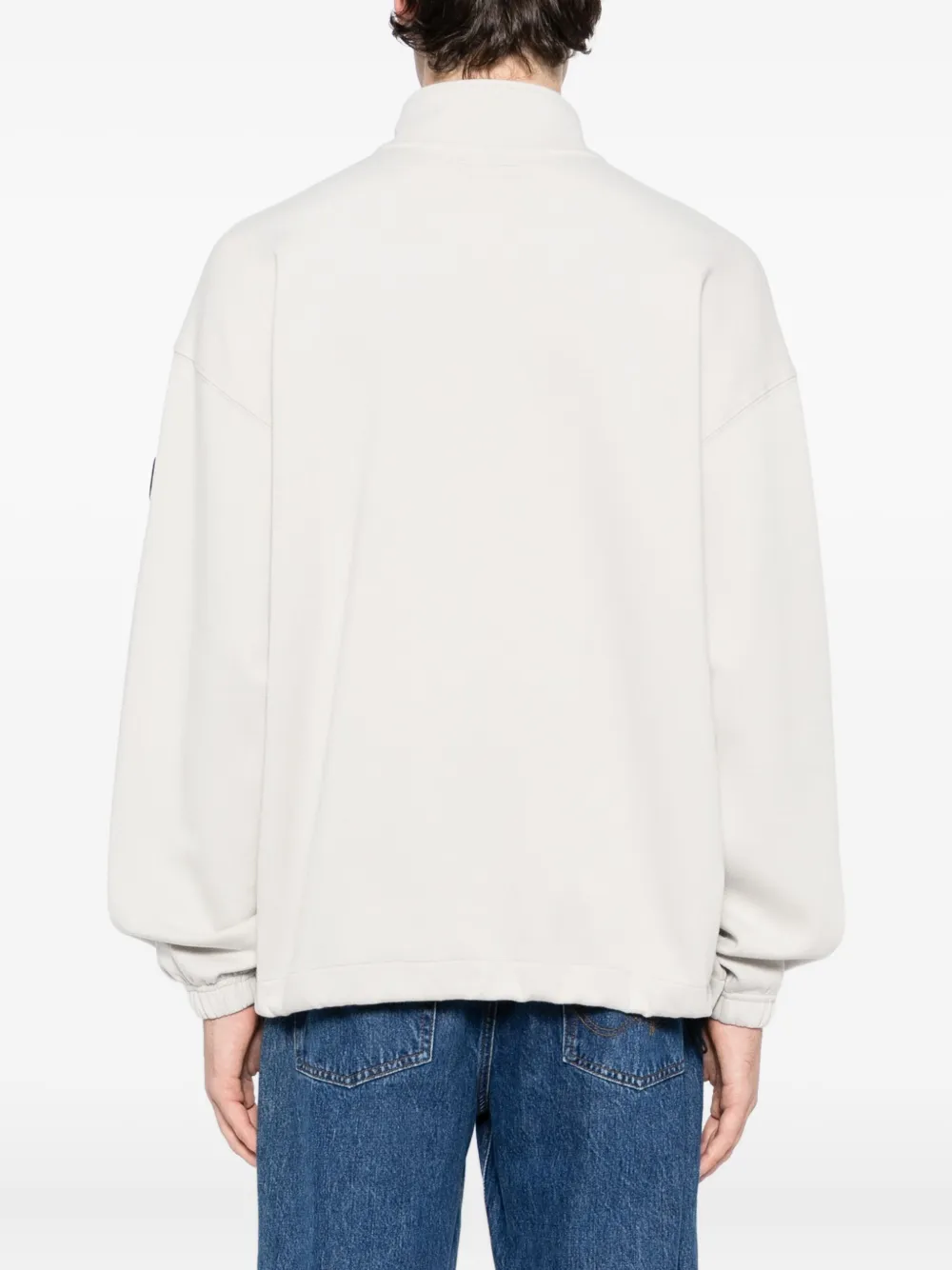 izzue Sweater met logoprint Grijs