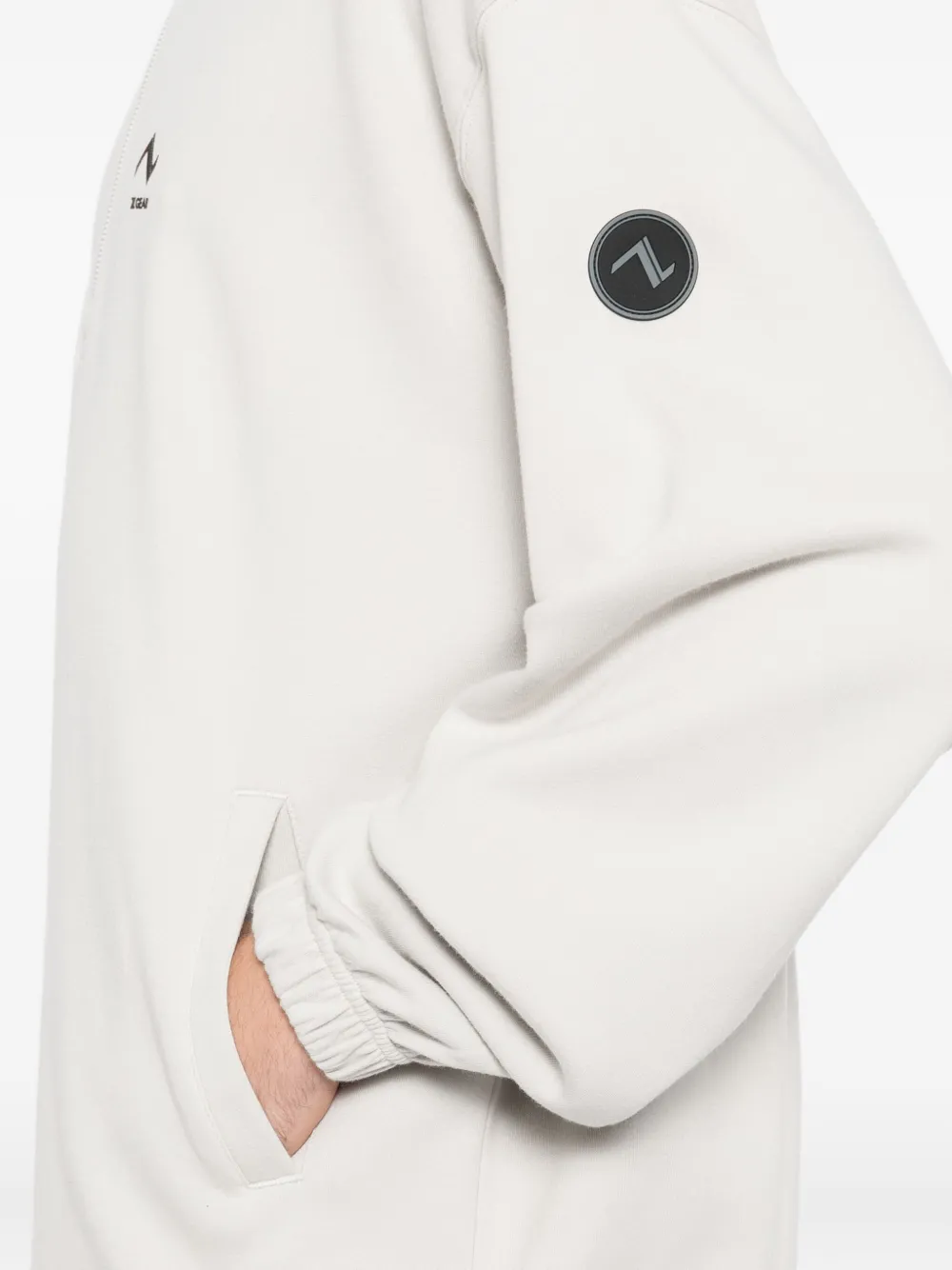 izzue Sweater met logoprint Grijs