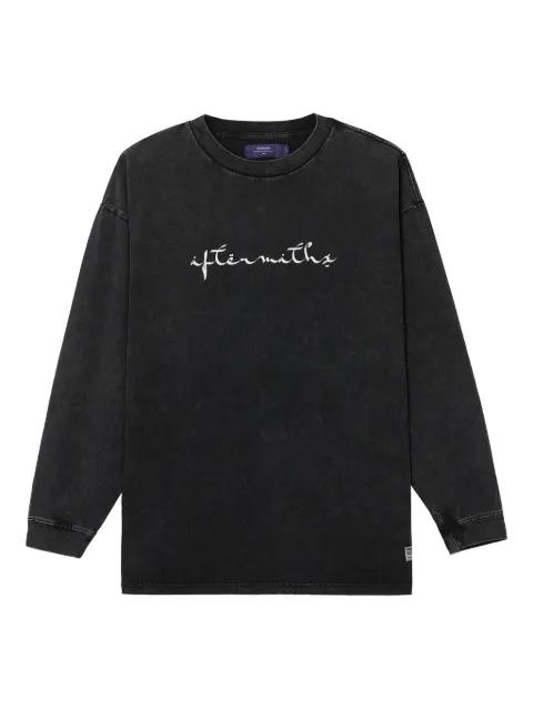 aftermaths dear-print long-sleeve T-shirt