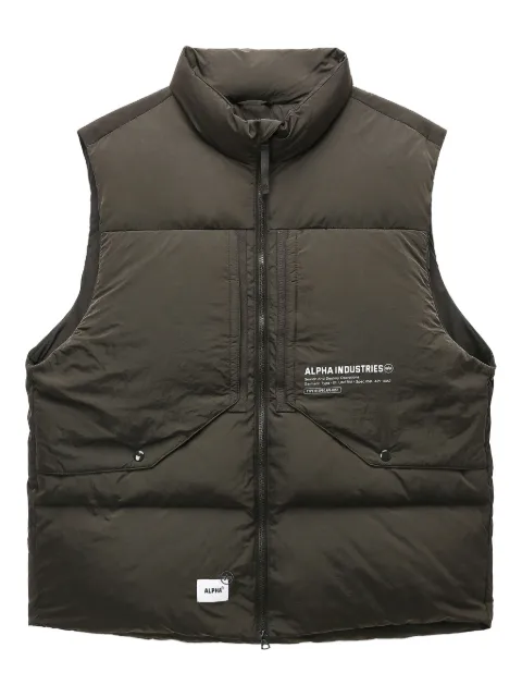 Alpha Industries quilted-puffer vest