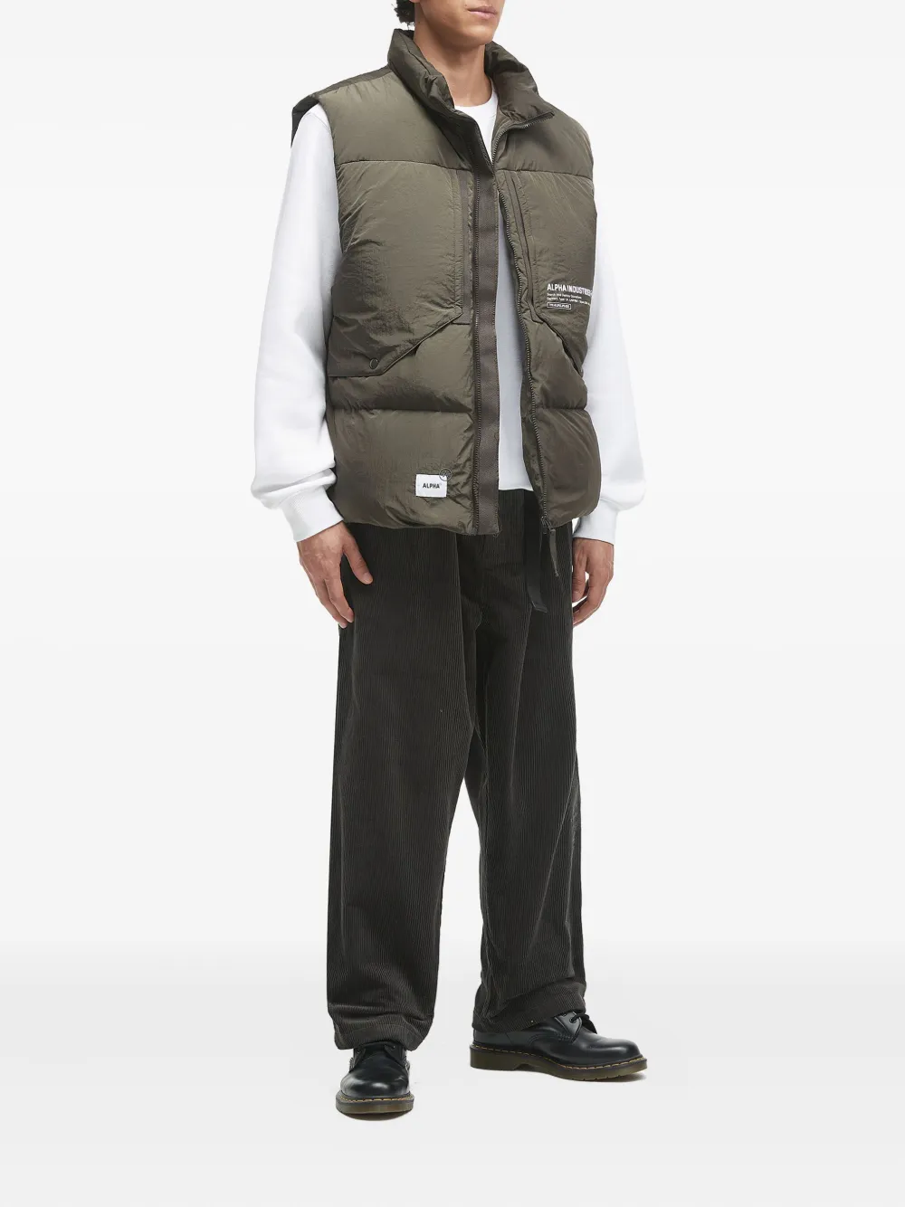 Alpha Industries quilted-puffer vest | Waistcoats & Gilets | Image 2