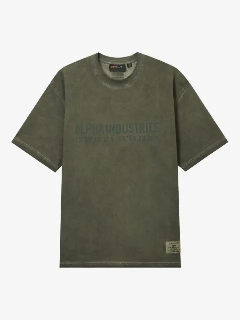 Alpha Industries logo-print cotton T-shirt