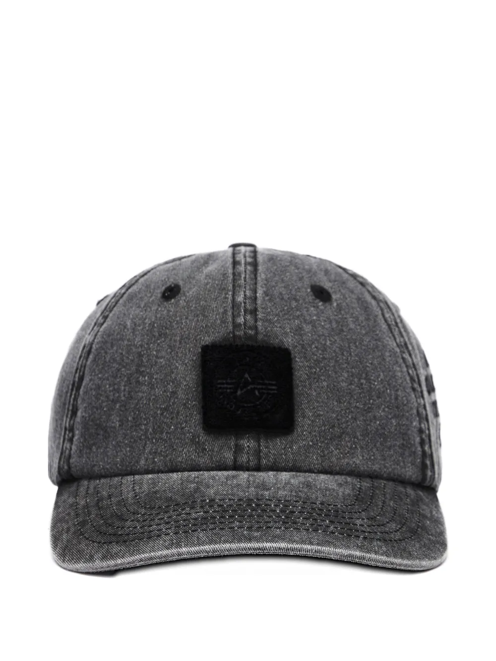 Alpha Industries embroidered-patch baseball cap | Grey | Image 1