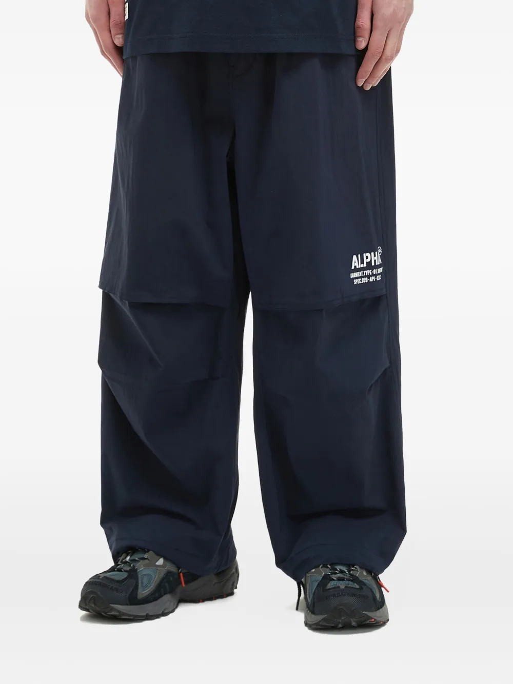 Alpha Industries Broek met trekkoord Blauw