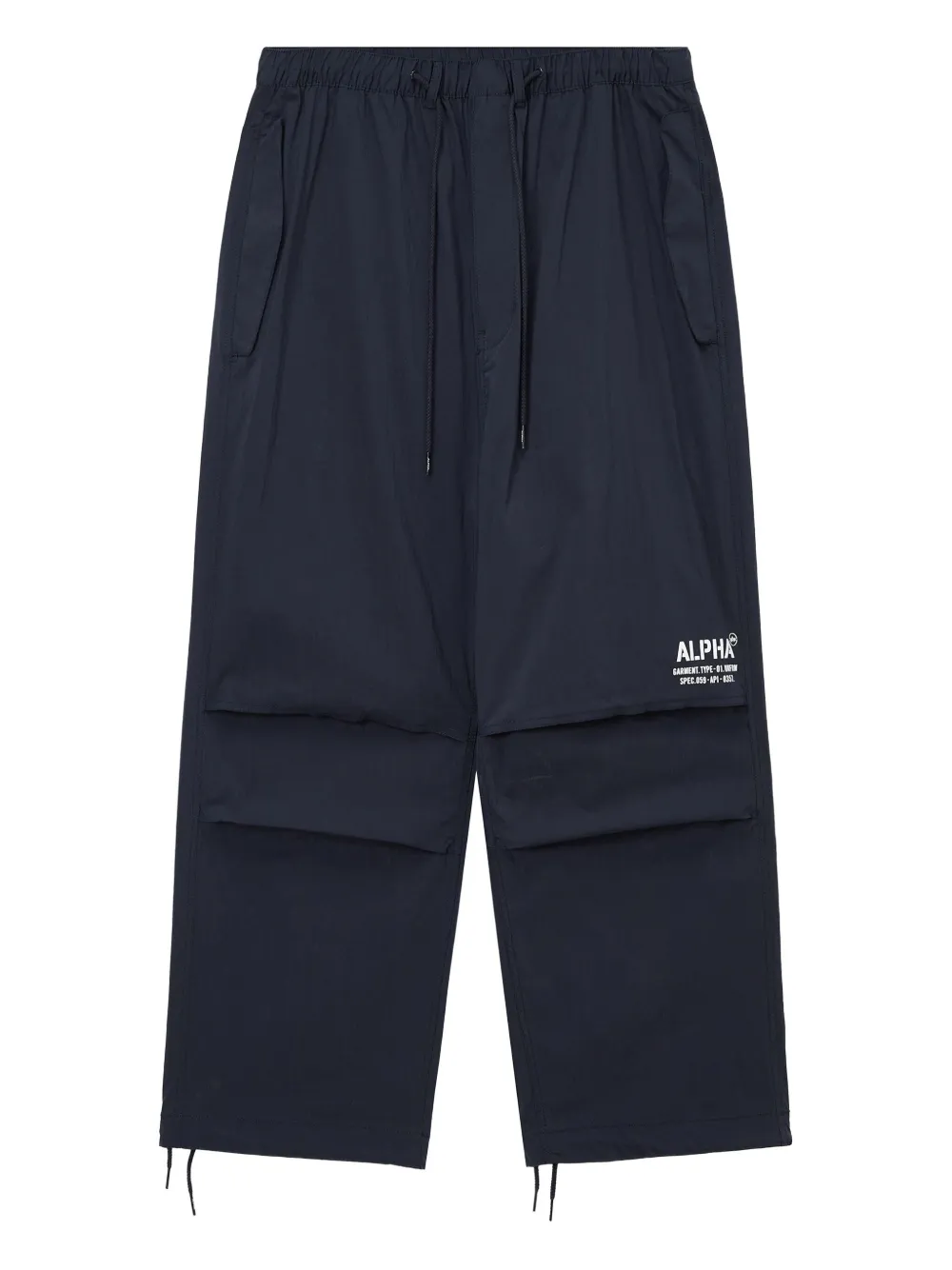 Alpha Industries layered drawstring trousers | Blue | Image 1