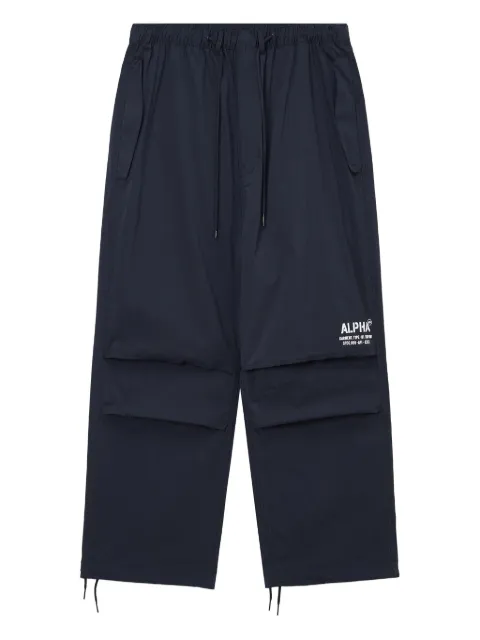 Alpha Industries pantalones con cordones en la pretina