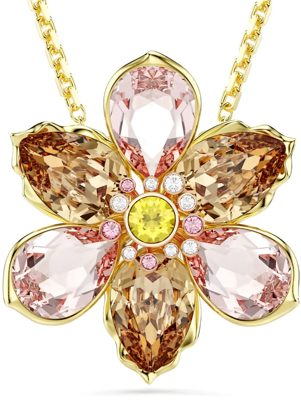 Swarovski Idyllia pendant and brooch - Goud
