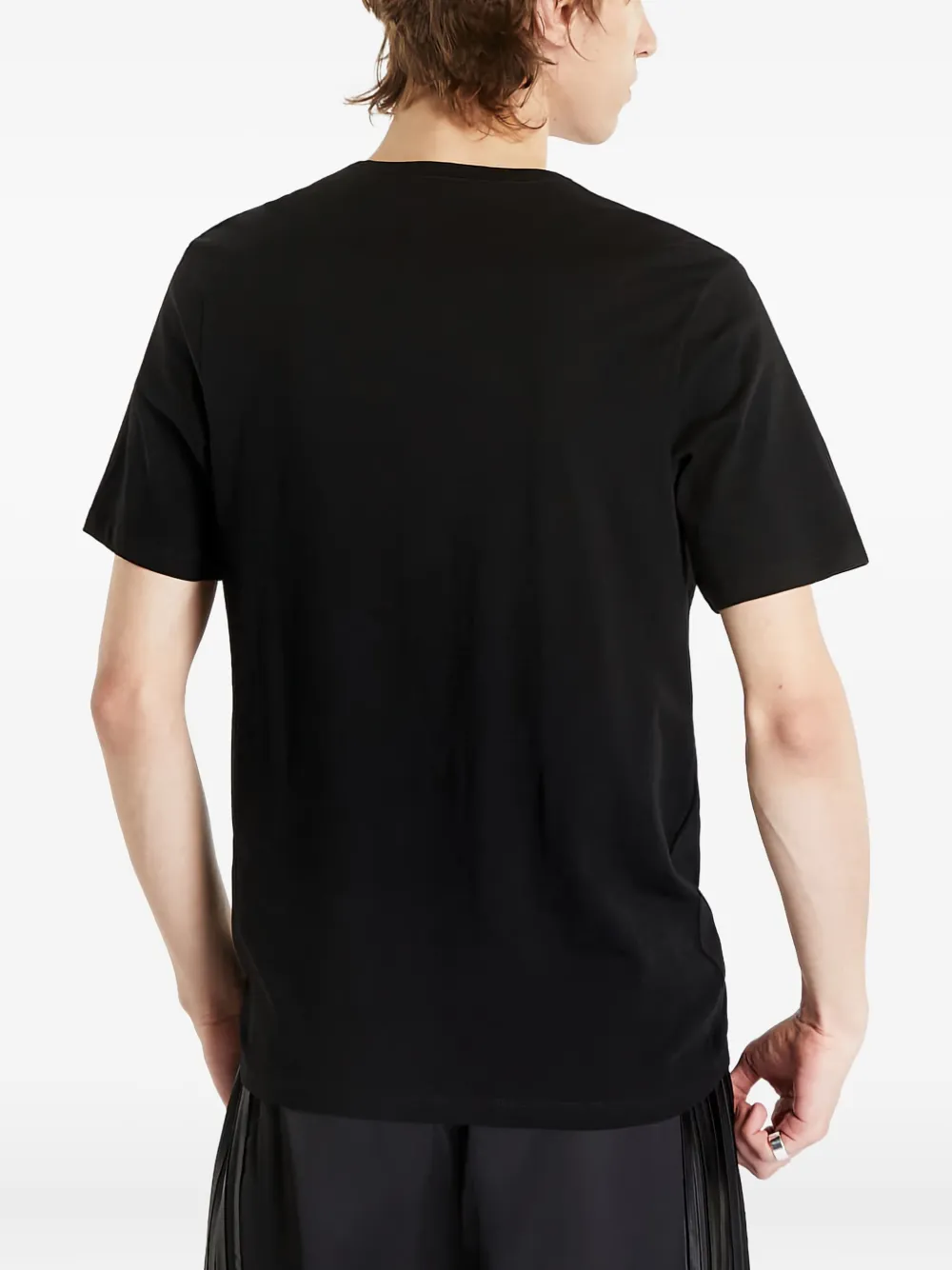 HUGO Drie T-shirts met geborduurd logo Zwart