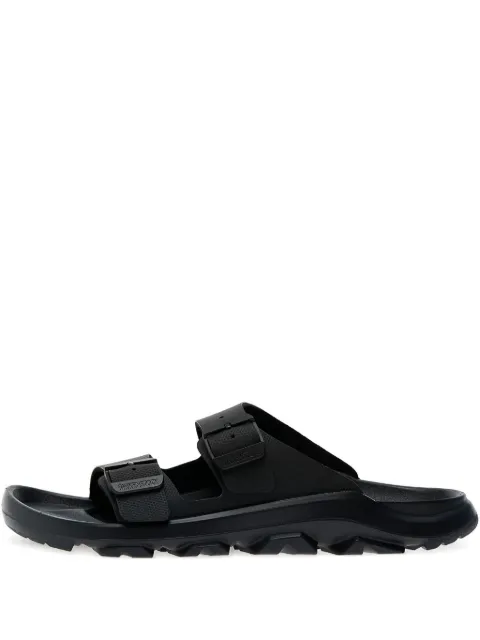 Birkenstock Mogami Terra Stealth two-strap buckle sandals