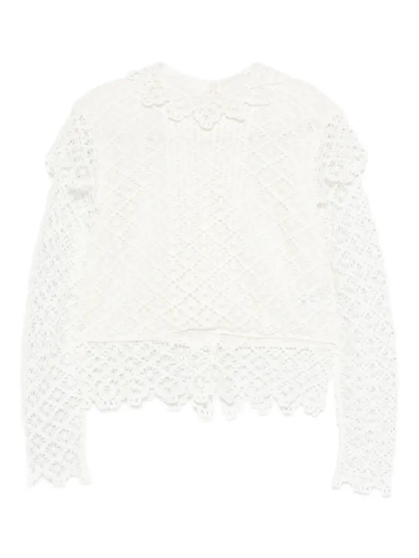 美品★ISABEL MARANT 総レース トップス WHITE 40 ISABEL MARANT（イザベルマラン）の「ISABEL MARANT ETOILE