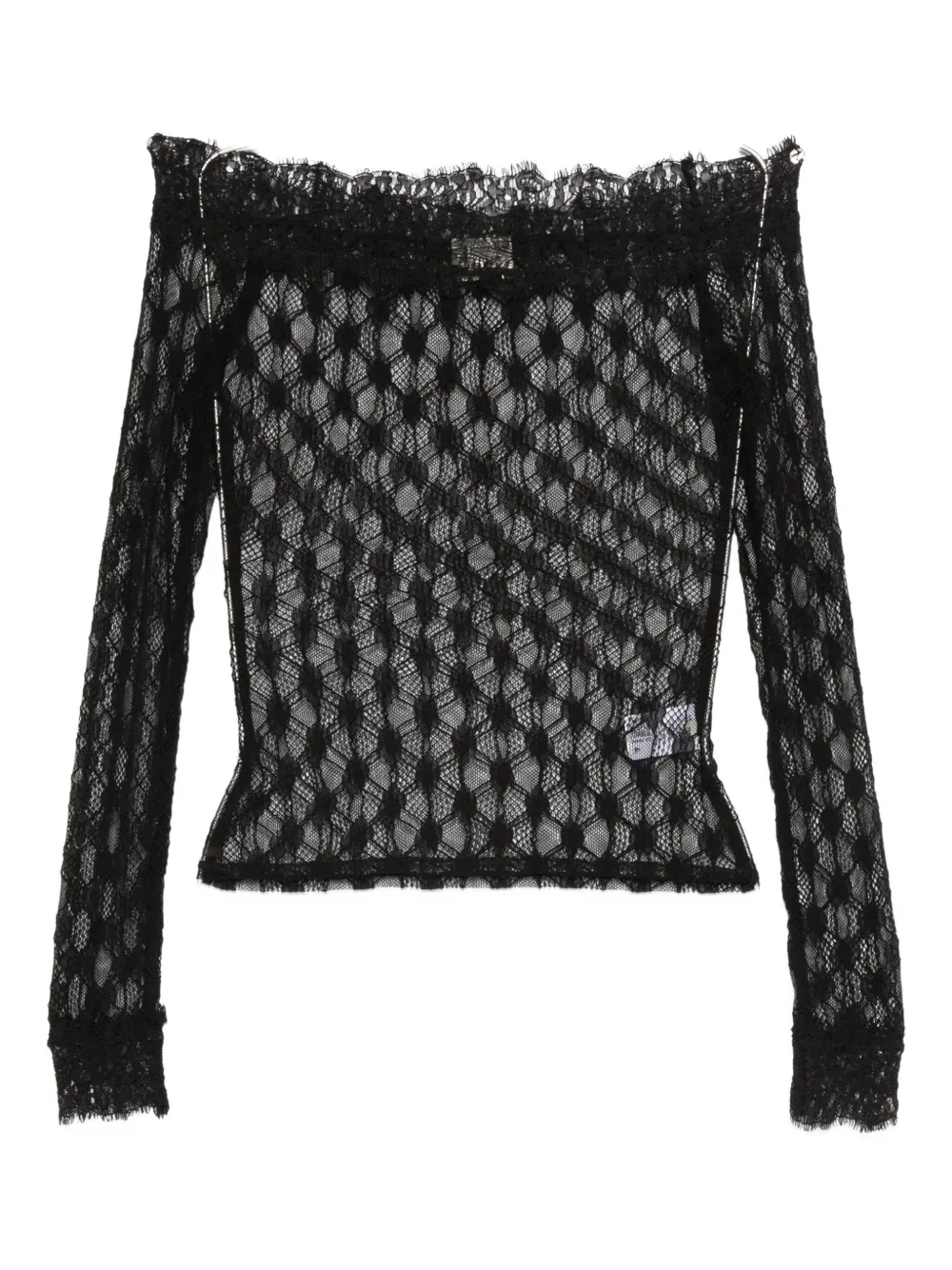 ISABEL MARANT floral-lace top | Black | Image 1
