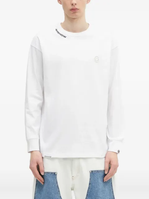 AAPE BY *A BATHING APE® long-sleeves crew-neck T-shirt