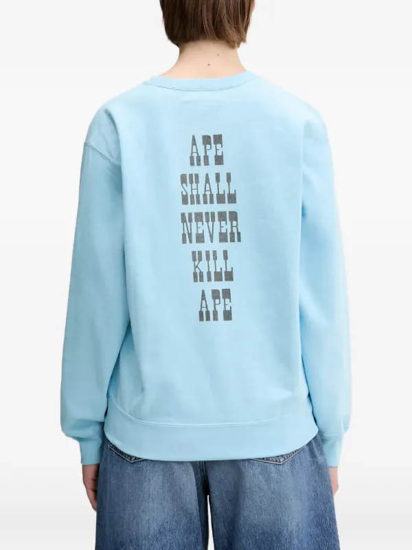 A BATHING APE® Baby Milo Volume スウェットシャツ | ブルー