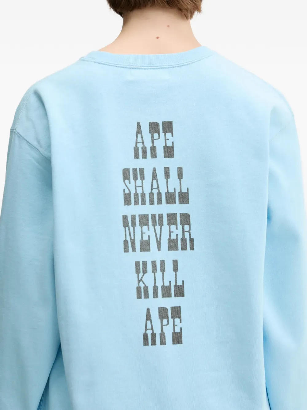 A Bathing Ape Baby Milo Volume Crew-neck Sweatshirt In Multi