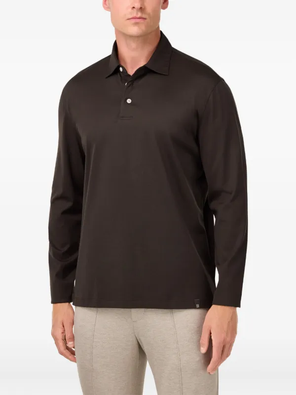 Boggi Milano long-sleeve Polo Shirt Brown FARFETCH BH