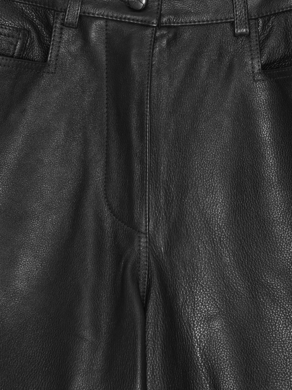 Remain Birger Christensen Cocoon Leather Panel Trousers In Black