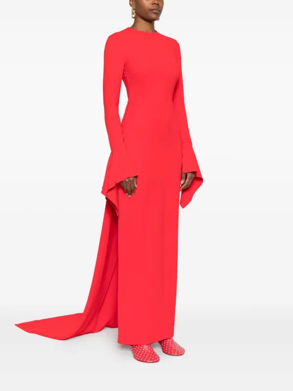 black halter neck evening dress Chic Slit Maxi Dress – Elegant Wedding Guest Dress