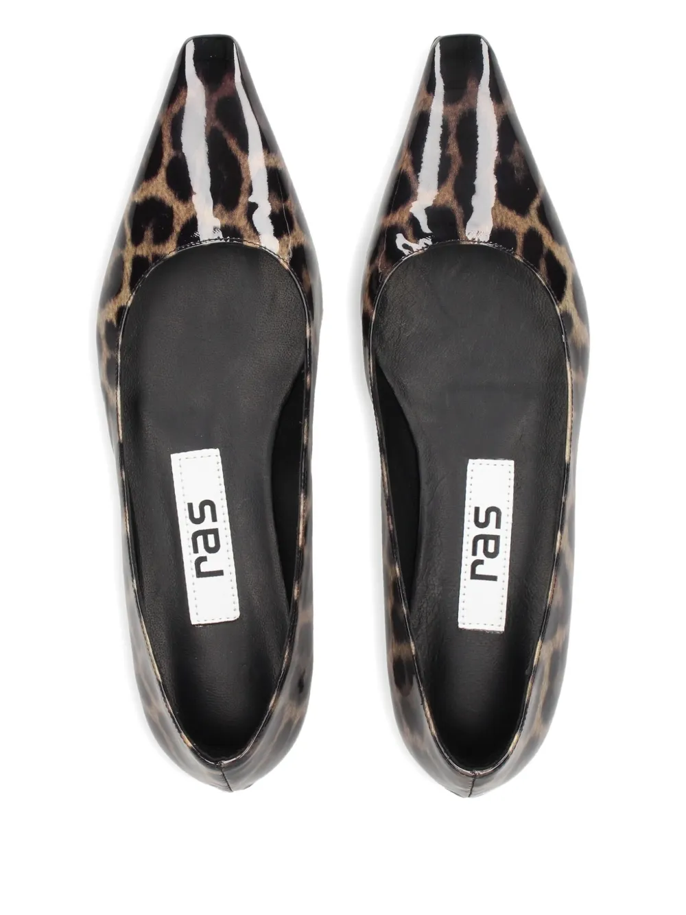 Ras Leopard-print Pointed-toe Pumps In Neutral