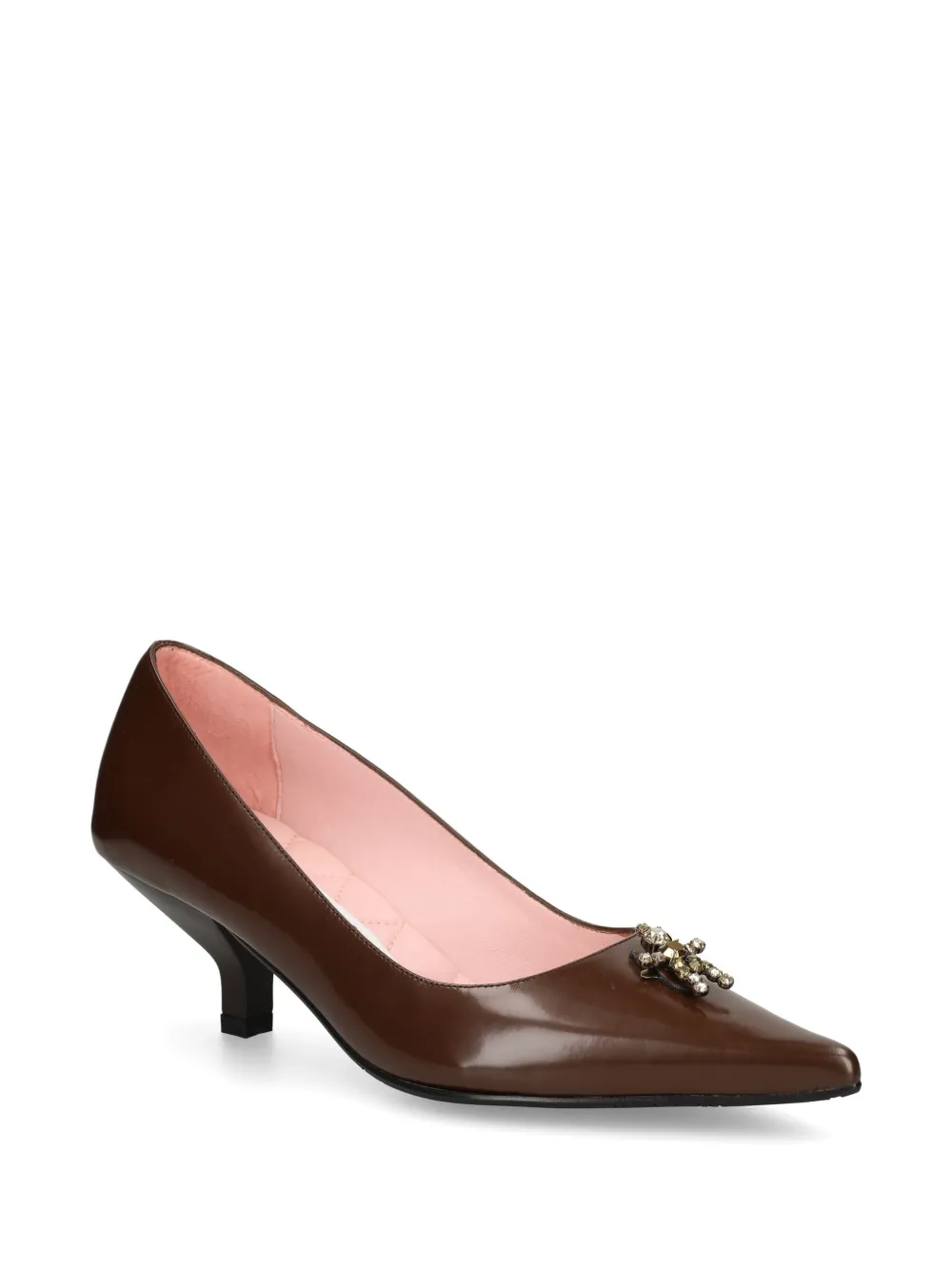 Ras 50mm pointed-toe embellished pumps | Heeled Pumps | Image 2
