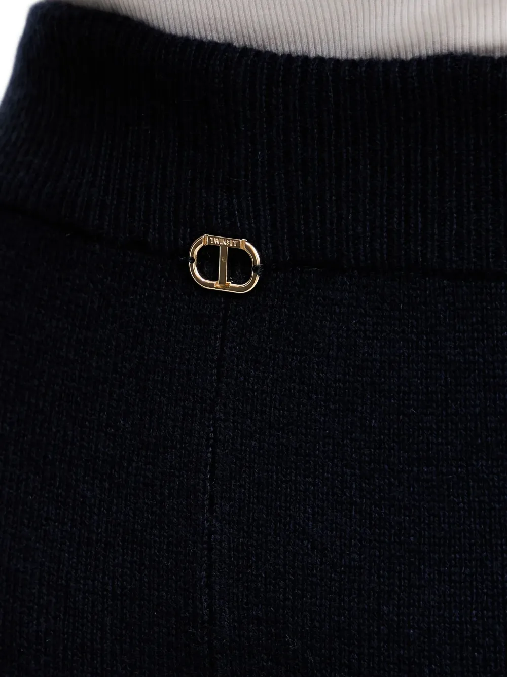 Twinset Drawstring Trousers In Blue