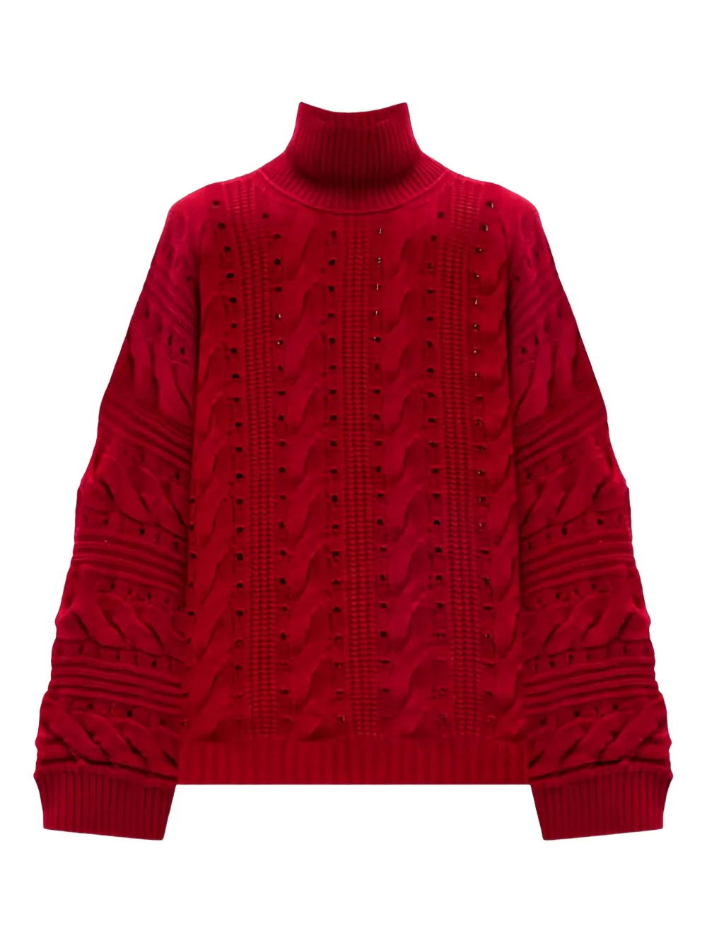 TWINSET Maglione a collo alto - Rosso