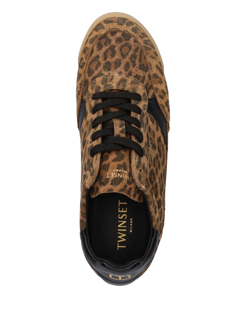 TWINSET Sneakers met luipaardprint Bruin