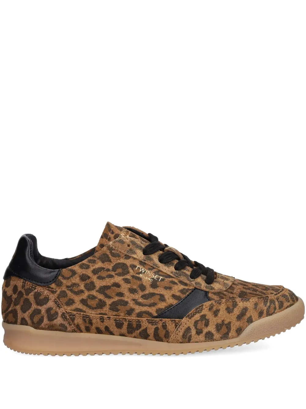 TWINSET Sneakers met luipaardprint Bruin