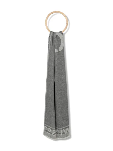 TWINSET logo-jacquard scarf