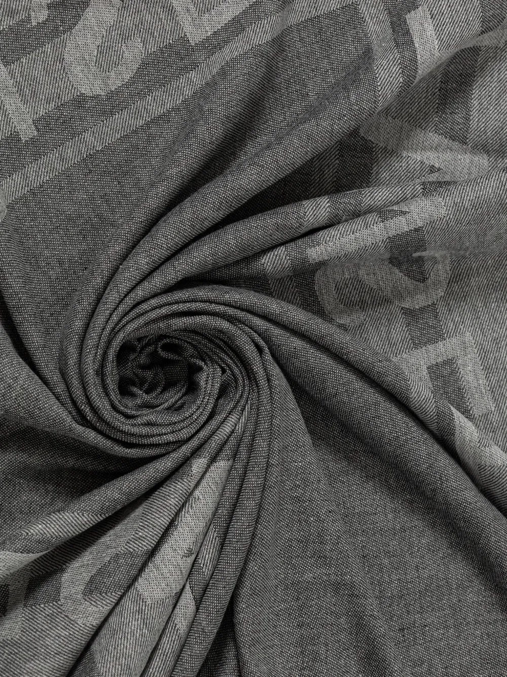TWINSET logo-jacquard scarf - Grijs