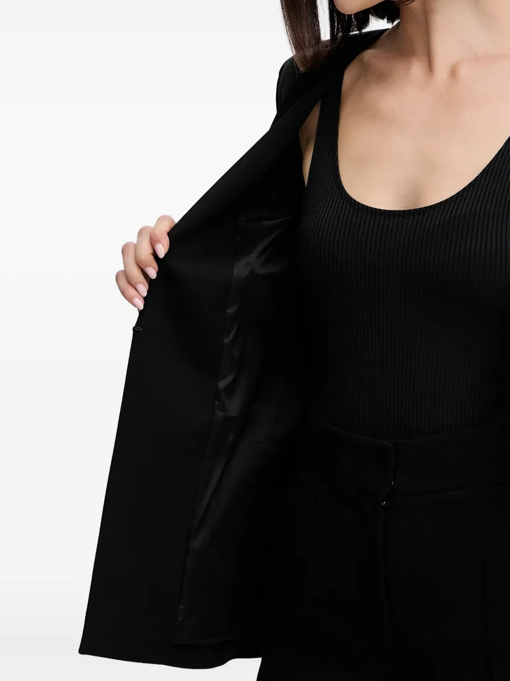 TWINSET Blazer met ceintuur Zwart