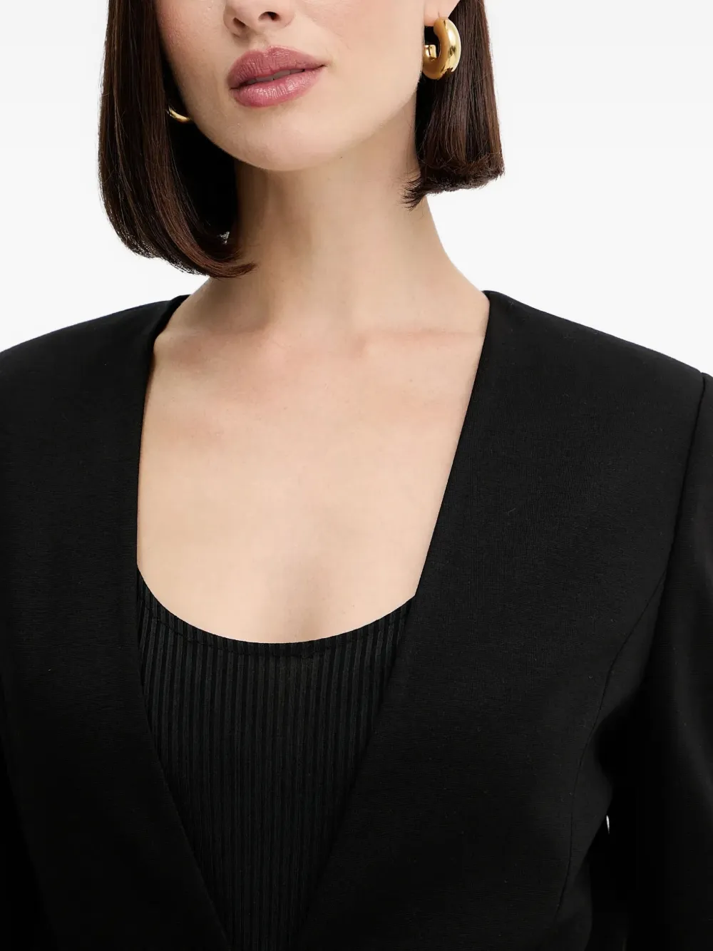 TWINSET Blazer met ceintuur Zwart