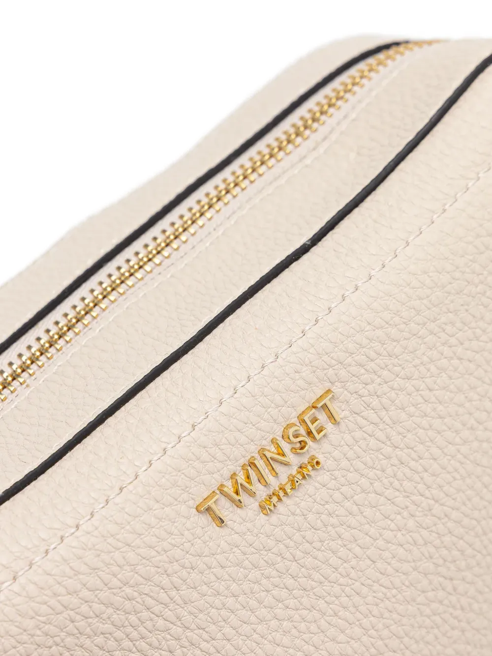 TWINSET Crossbodytas met logo Beige