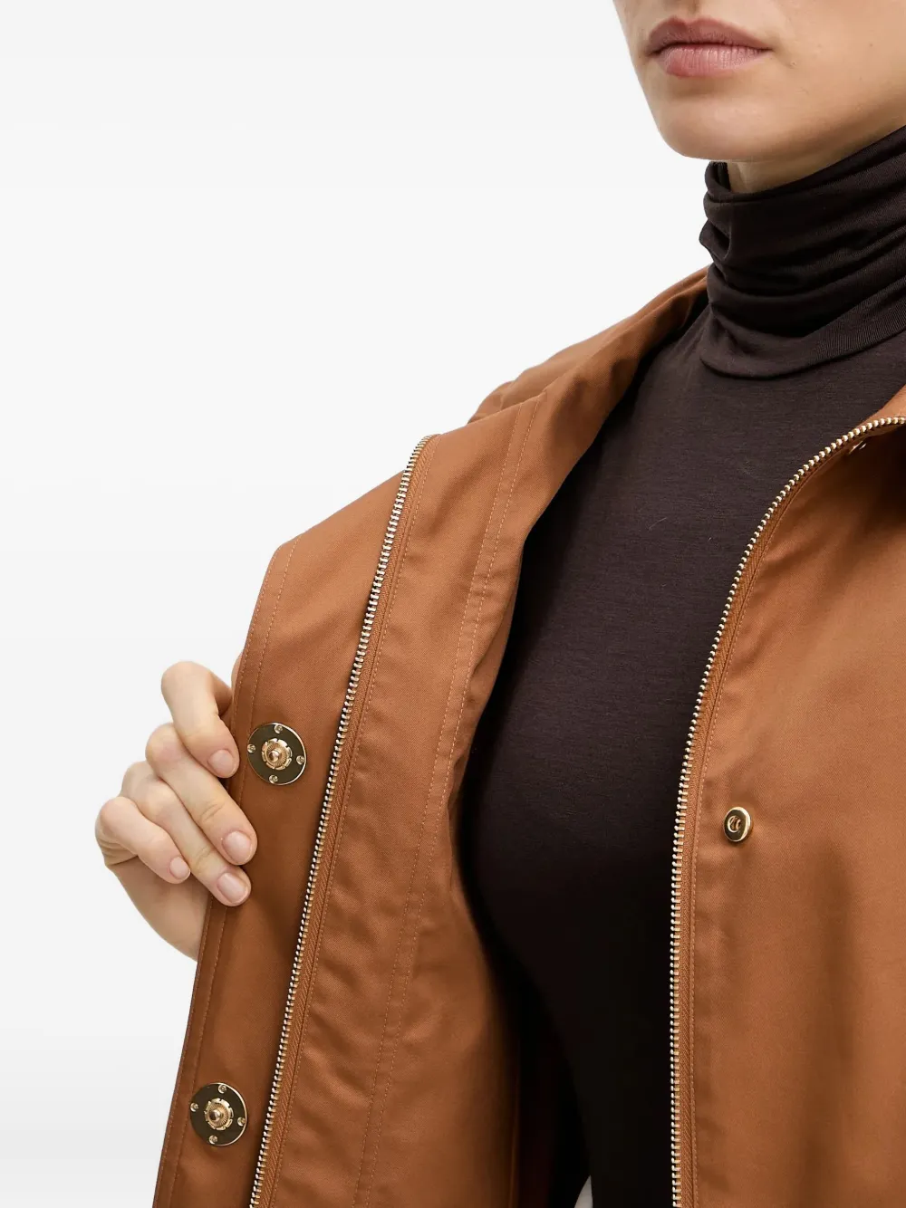 TWINSET Parka met capuchon Bruin