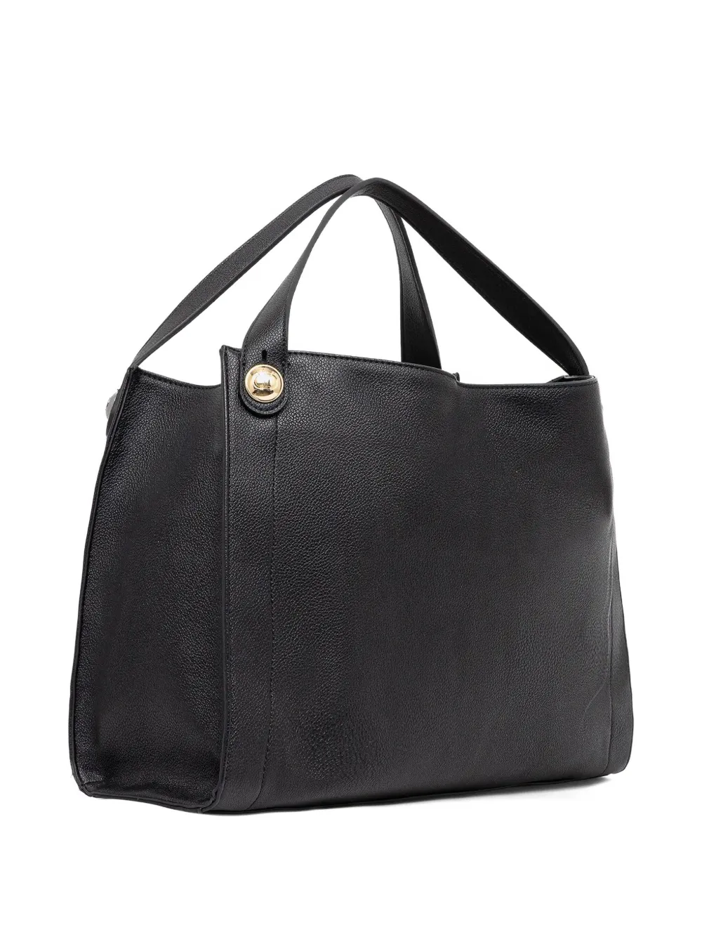 TWINSET Shopper met logo-reliëf - Zwart