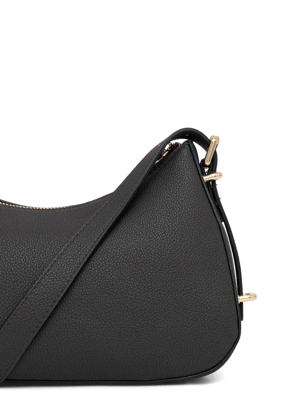 Twinset Logo-lettering Shoulder Bag In Black