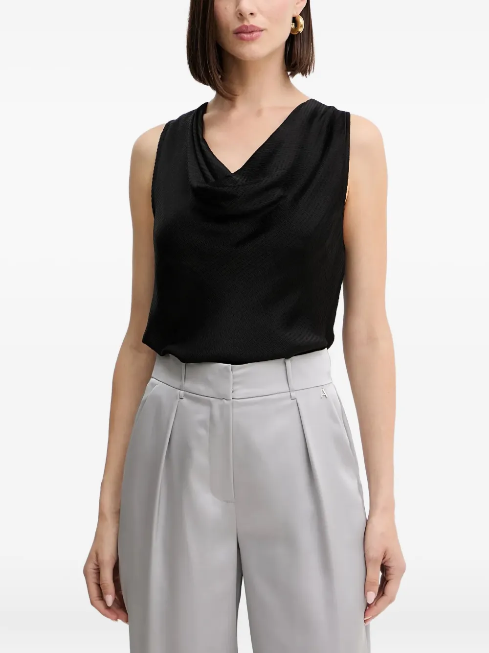 TWINSET カウルネック トップ - ブラック TWINSET カウルネック トップ - ブラック