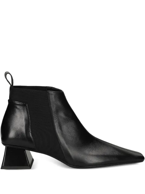 Ras 50mm geometric-heel leather boots