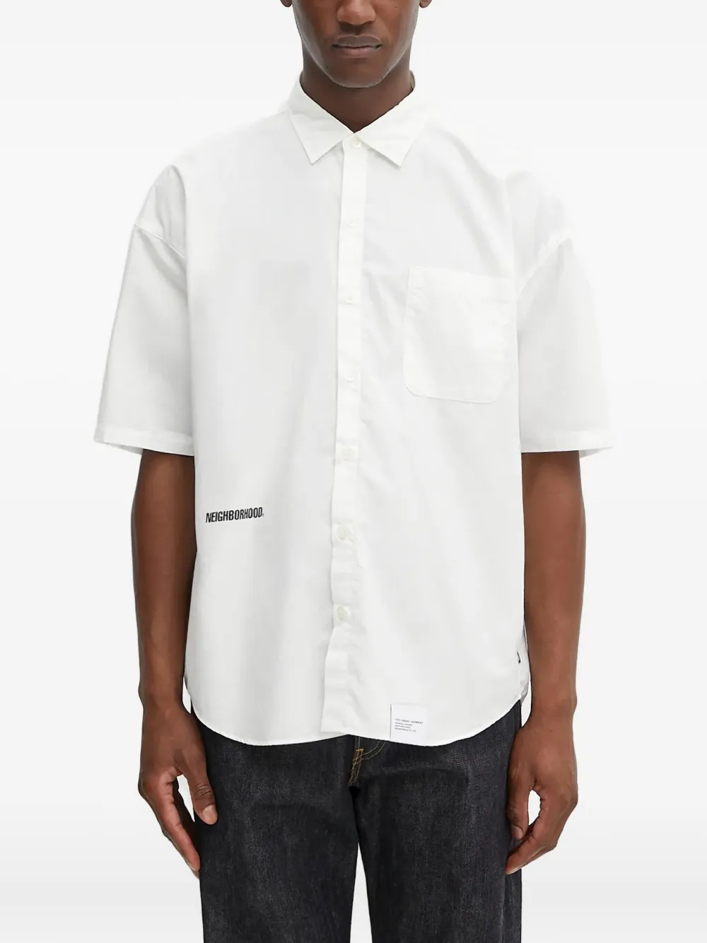 Neighborhood Camisa mangas curtas com bolso | Branco | Image 1