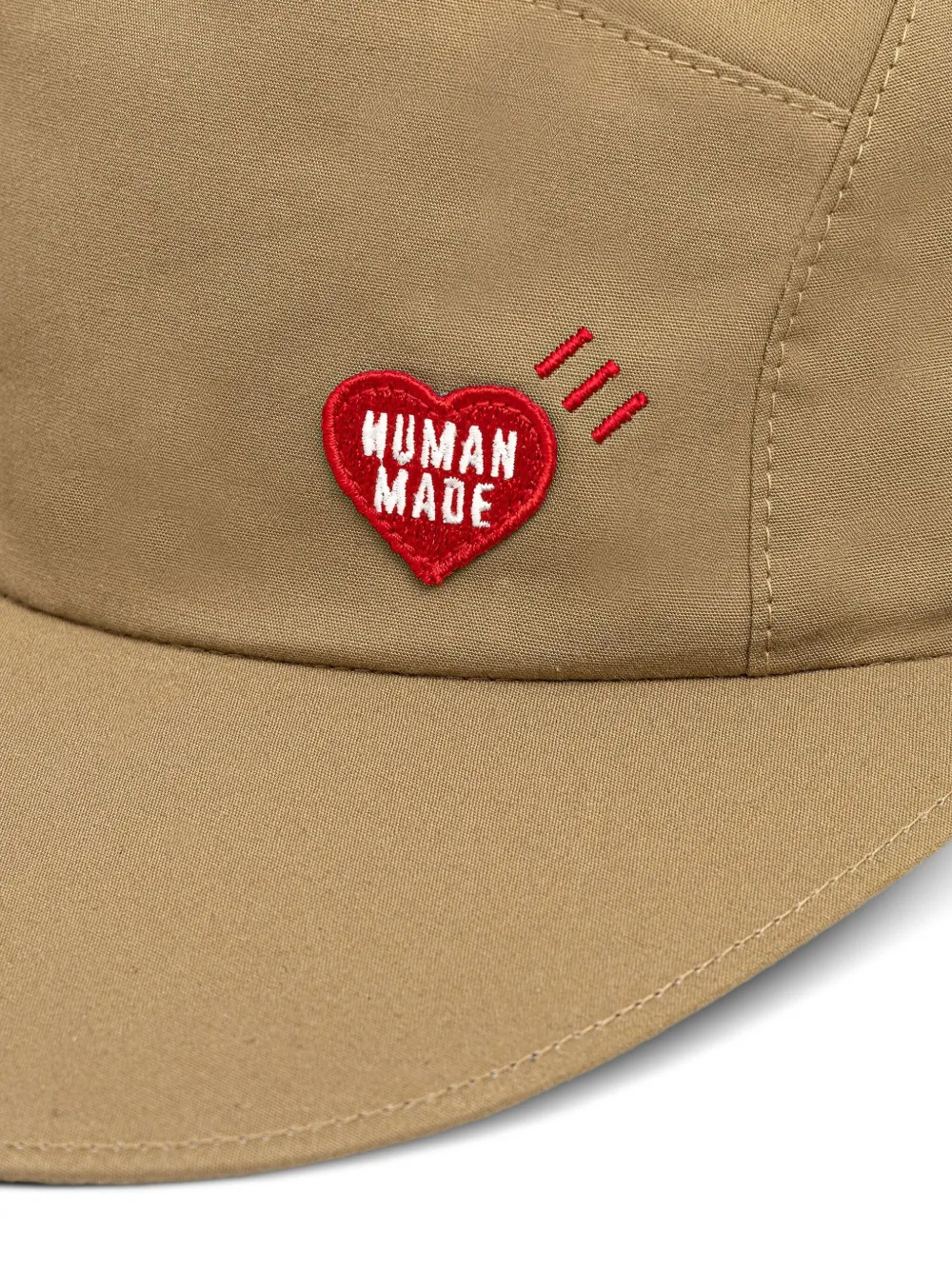 Human Made Embroidered Cap In Brown