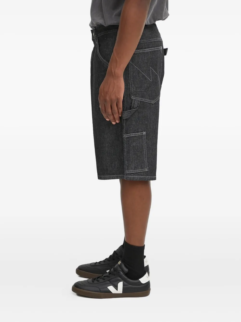 Neighborhood Denim shorts - Grijs