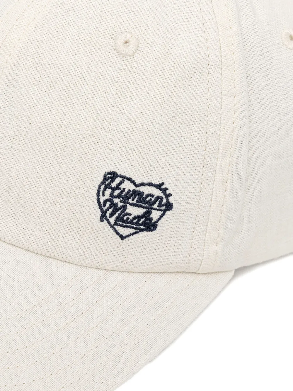 Human Made Embroidered Logo Cap In White