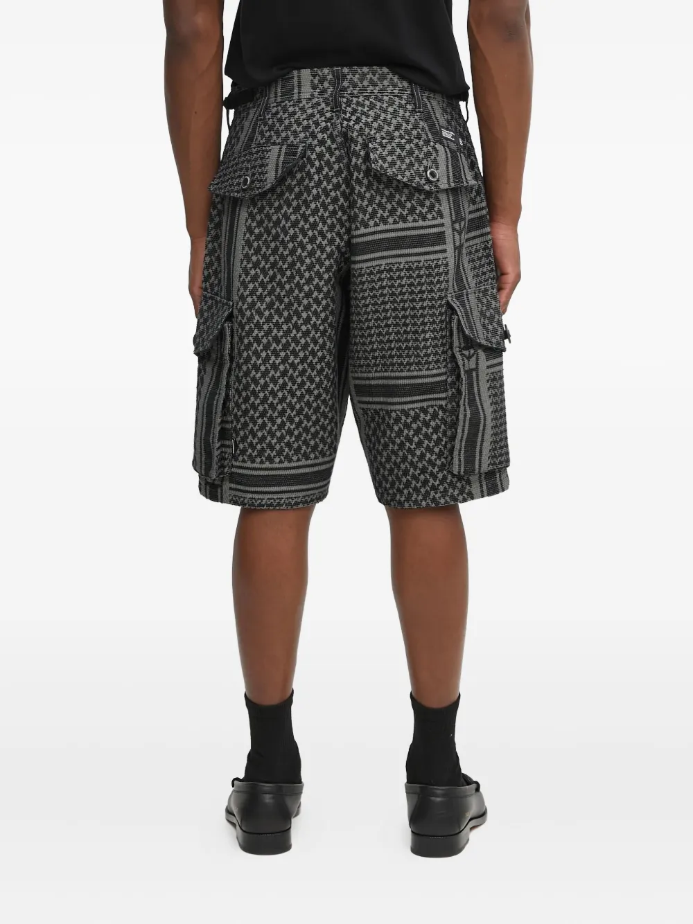 Neighborhood Shorts met knopen Grijs