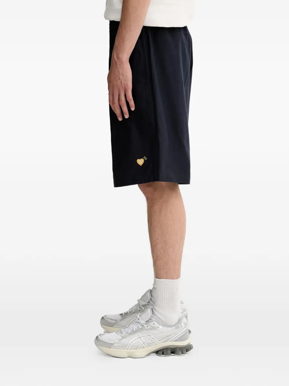  Human Made Elasticated Heart-motif Shorts - Blue 
