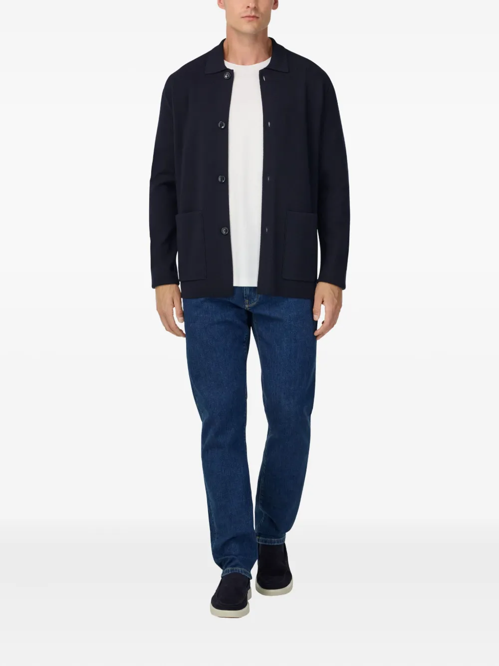 Boggi Milano patch-pocket overshirt | Shirt Jackets | Image 2