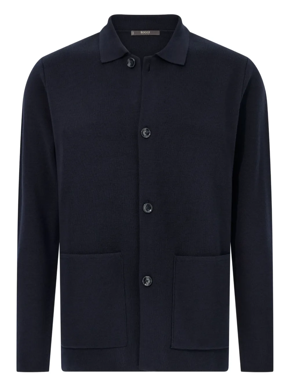 Boggi Milano patch-pocket overshirt | Blue | Image 1