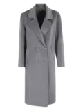 Seventy wool blend double-breasted coat - Grey