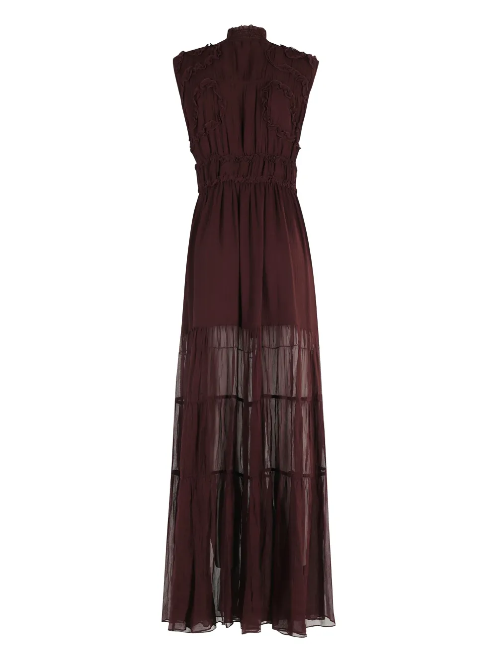 Ulla Johnson high-neck maxi dress - Bruin