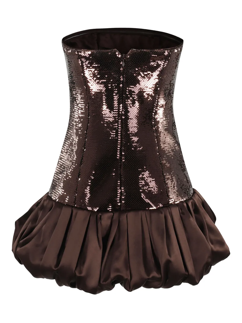 Retrofete sequin-embellished bubble dress - Bruin